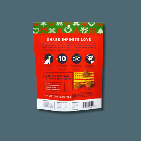 GivePet Pugly Sweater Party Holiday Dog Treats