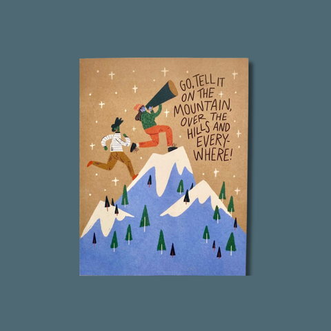 Tell It On The Mountain Card