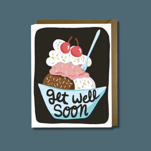 Get Well Soon Sundae Card