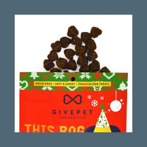 GivePet Pugly Sweater Party Holiday Dog Treats