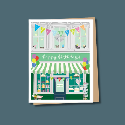 Second Floor Disco Party Card