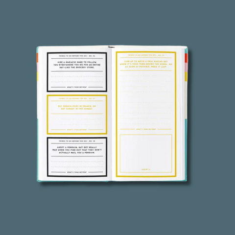 A Million Things To Do Before You Die Prompted Journal