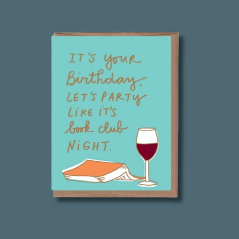 Scratch And Sniff Book Club Birthday Card