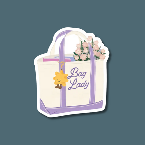 Jellycat Sun Bag Lady Sticker