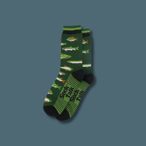 River Fishing Bamboo Socks