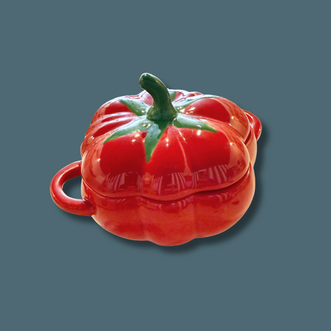 Vintage Tomato Soup Bowl Candle