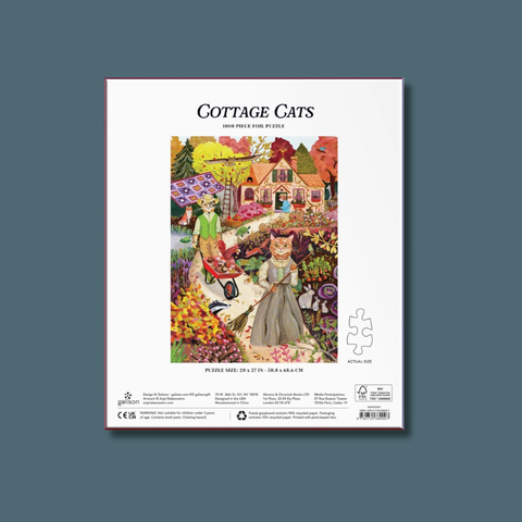 Cottage Cats Foil Puzzle