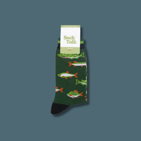 River Fishing Bamboo Socks