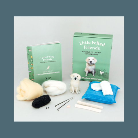 Little Felted Friends Labrador Retriever Needle Felting Kit