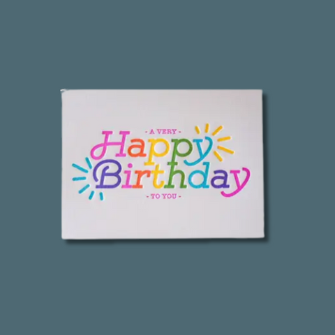 Super Electric Birthday Card