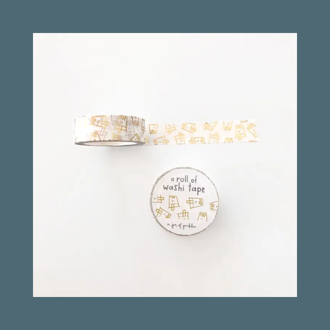 Boba Gold Foil Washi