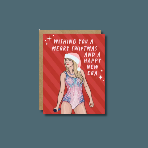 Merry Swiftmas And Happy New Era Card