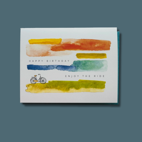 Enjoy The Ride Birthday Card