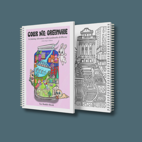 Color Me GVL: Greenville, SC Coloring Book