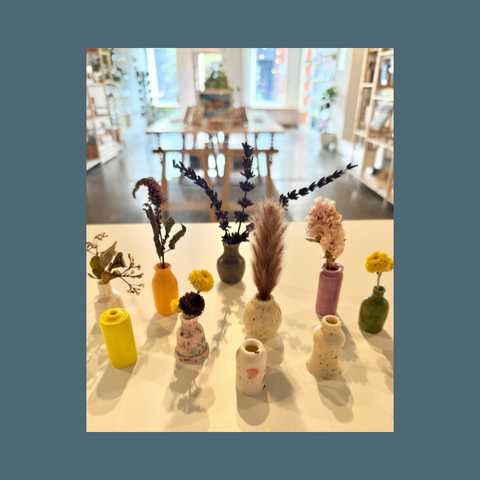 Handcrafted Porcelain Mini Vase
