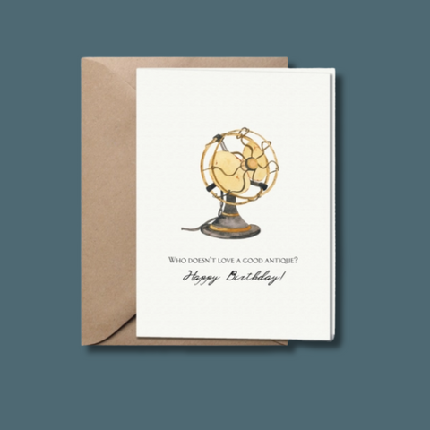 Antiquing Birthday Card 