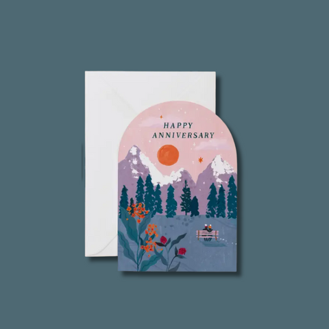 Anniversary Sunset Card