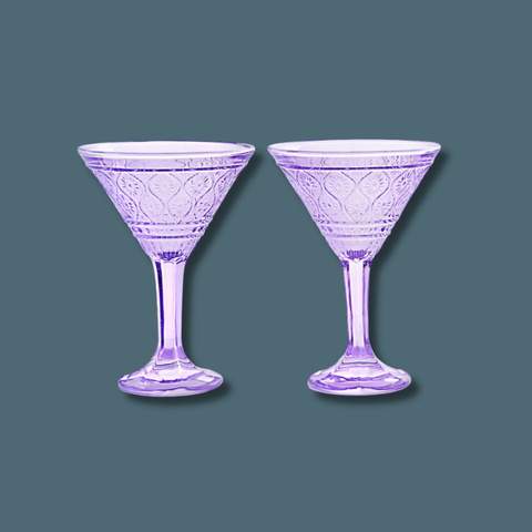 Lavender Martini Set