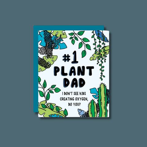 Number One Plant Dad Card