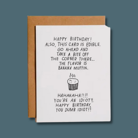 Muffin Flavored Card