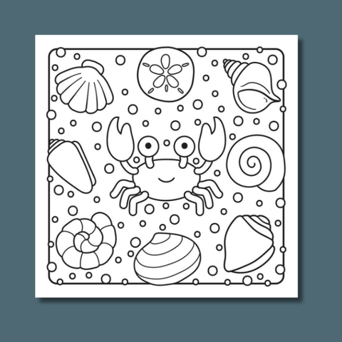Sunny Summer Days Coloring Book