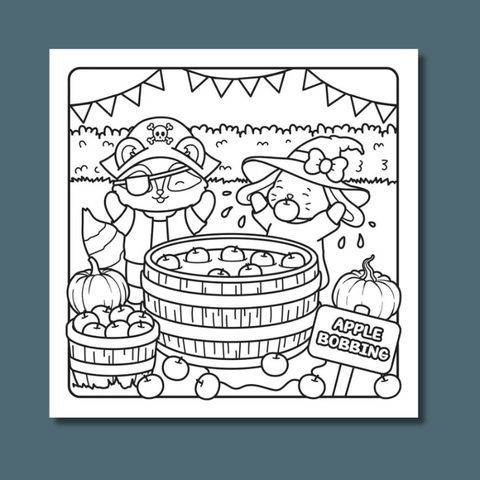 Not-So-Spooky Halloween Coloring Book