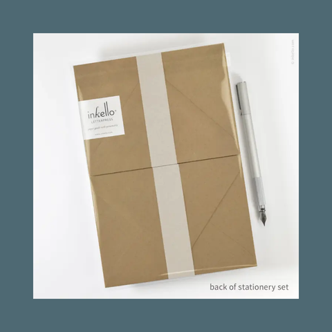 Gingko Leaf Stationery Set