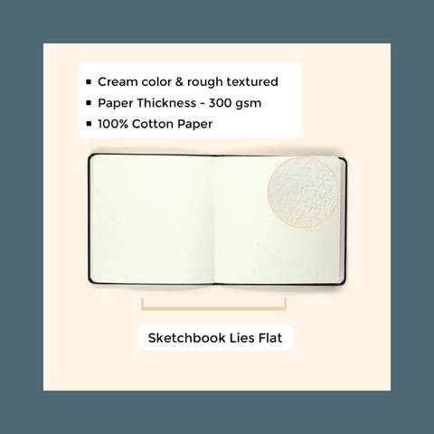 Square Watercolor Sketchbook