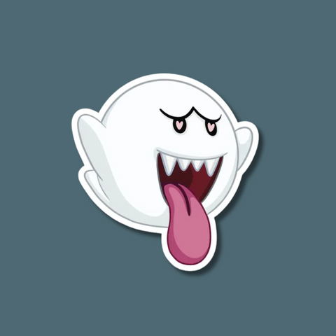 Retro Boo Sticker