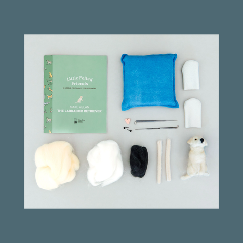 Little Felted Friends Labrador Retriever Needle Felting Kit