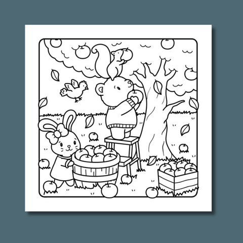 Comfy Fall Coloring Book
