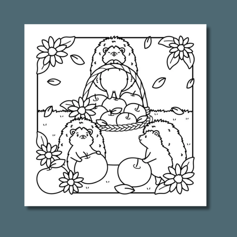 Comfy Fall Coloring Book