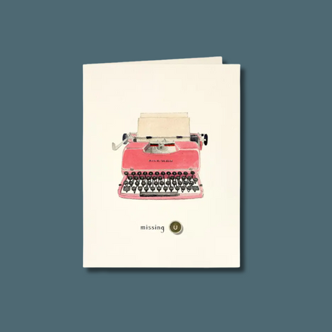 When Type Was Manual Card