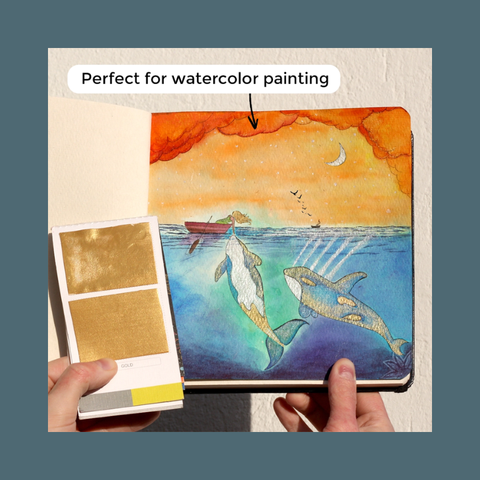 Square Watercolor Sketchbook