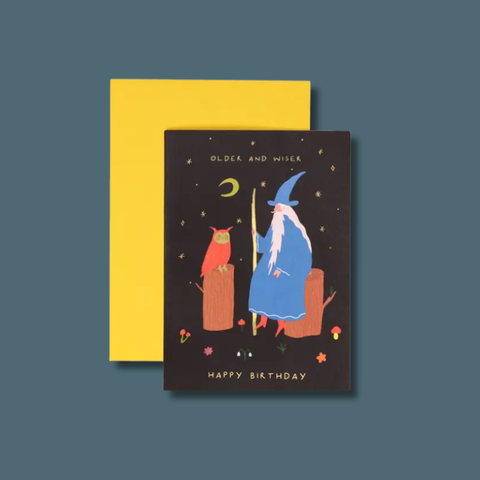 Older And Wiser Wizard Card