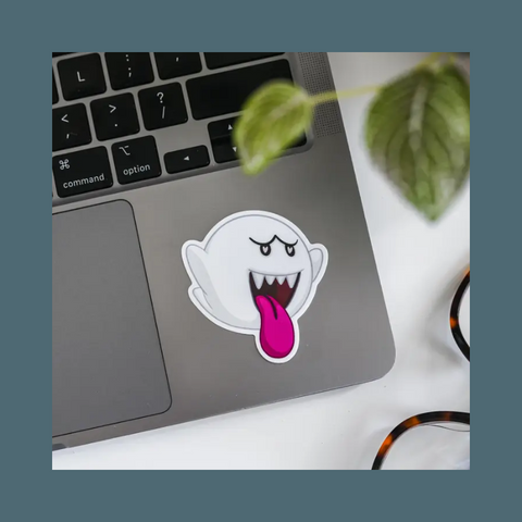 Retro Boo Sticker
