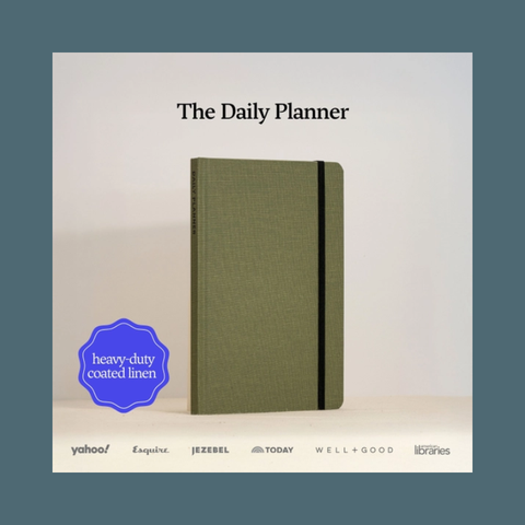 Undated Hardcover Daily Planner