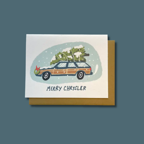 Merry Chrysler Greeting Card