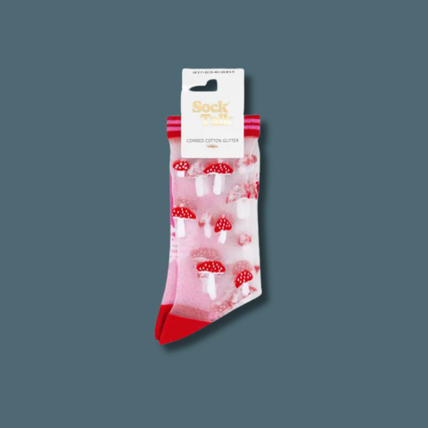 Toadstools Sheer Pop Socks 