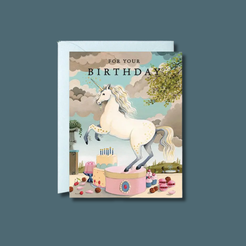 Unicorn Birthday Greeting Card