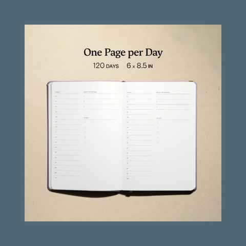 Undated Hardcover Daily Planner