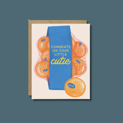 Congrats On Your Little Cutie Card
