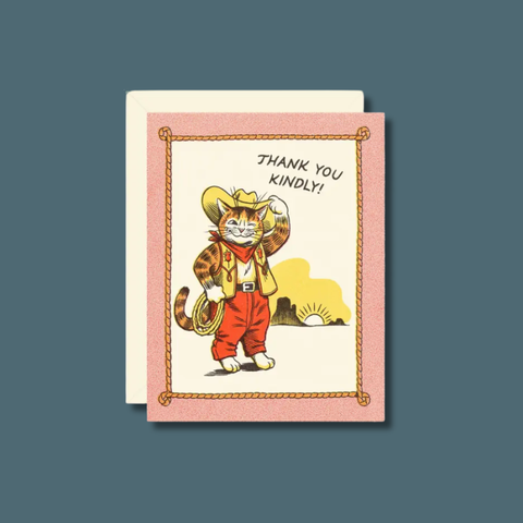Thank You Kindly Kitty Card