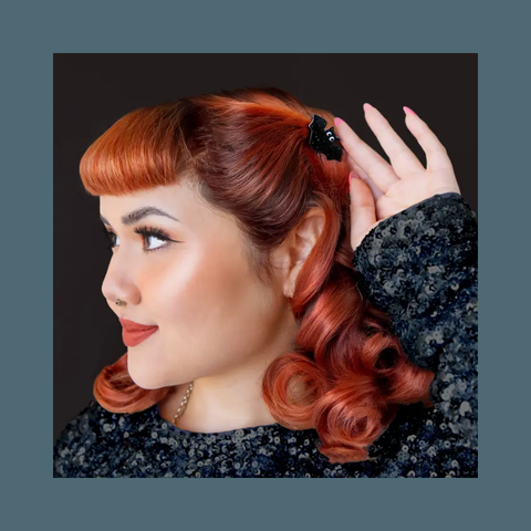 Let's Hang Bat Mini Hair Clip