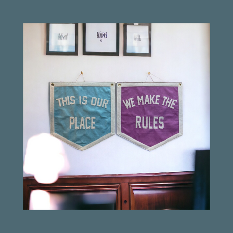 We Make The Rules Swiftie Wall Pennant