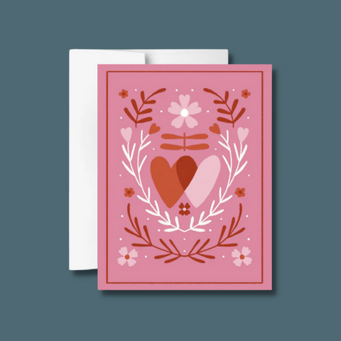 Two hearts in a Scandi theme