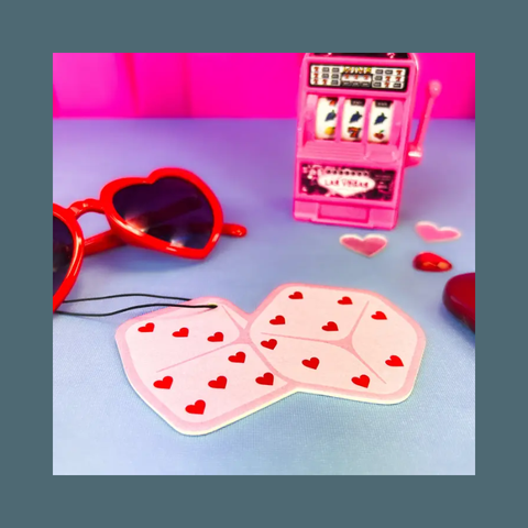 Heart Dice Air Freshener