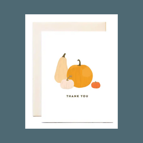 Thank You Pumpkin Greeting Card