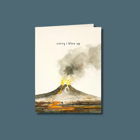 Sorry I Blew Up Card