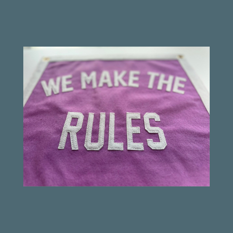 We Make The Rules Swiftie Wall Pennant